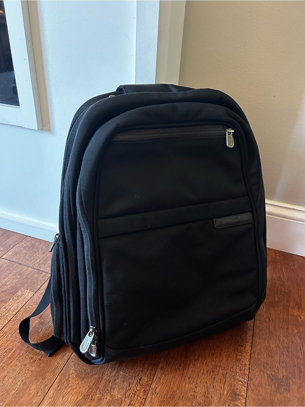 Briggs & Riley Black @Work Men’s Travel Backpack with Multiple Compartments